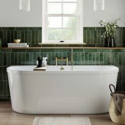 Crosswater Serene Back To Wall Bath - 1700x750mm