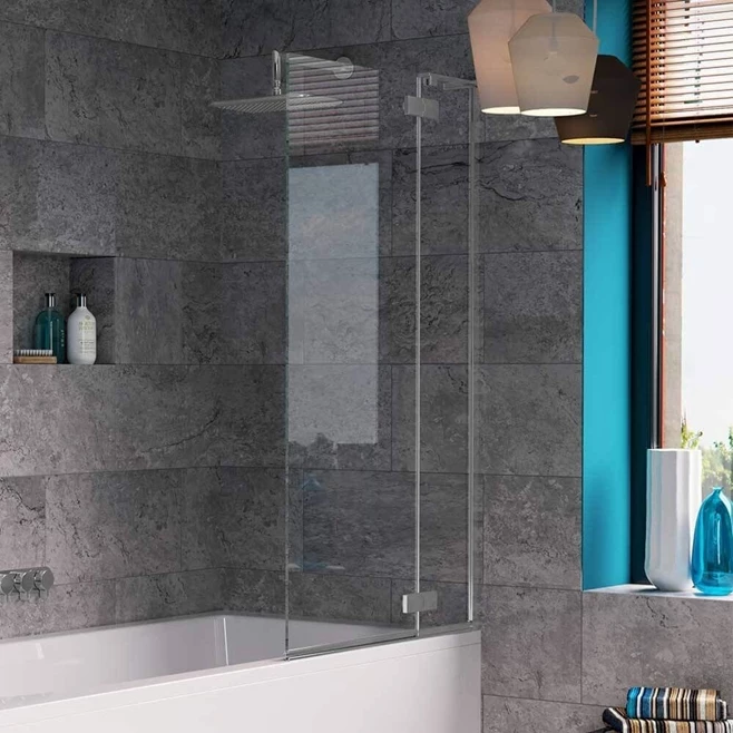 Crosswater Svelte 8mm Easy Clean Single Bath Screen - 1500 X 900mm 5 Crosswater Svelte 8mm Easy Clean Single Bath Screen - 1500 X 900mm - Image 3