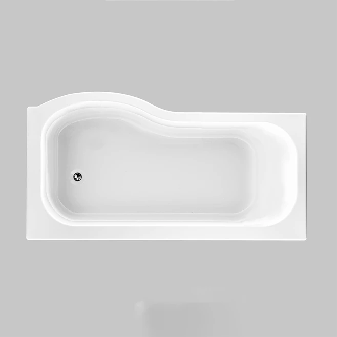 Drench P Shaped Shower Bath & Optional Panel - 1700mm 4 Drench P Shaped Shower Bath & Optional Panel - 1700mm - Image 2