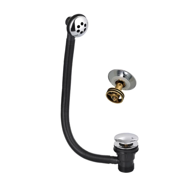 Vellamo Chrome Click Clack Bath Waste With Overflow 3 Vellamo Chrome Click Clack Bath Waste With Overflow