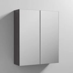 Emily 600mm Mirror Cabinet -Drench Store drench emily 600 mirror cabinet gloss grey
