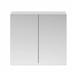Emily 800mm Mirror Cabinet -Drench Store drench emily 800 mirror cabinet gloss grey mist cutout