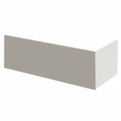 Emily 1700mm Bath Front Panel -Drench Store drench emily front panel matt stone grey cutout