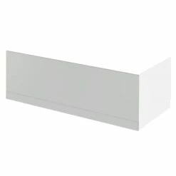 Emily 1800mm Bath Front Panel -Drench Store drench emily straight front bath panel gloss grey mist cutout
