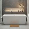 George Acrylic White Freestanding Bath - 1700 X 750mm