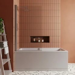 Drench Keyhole Shower Bath & Shower Screen