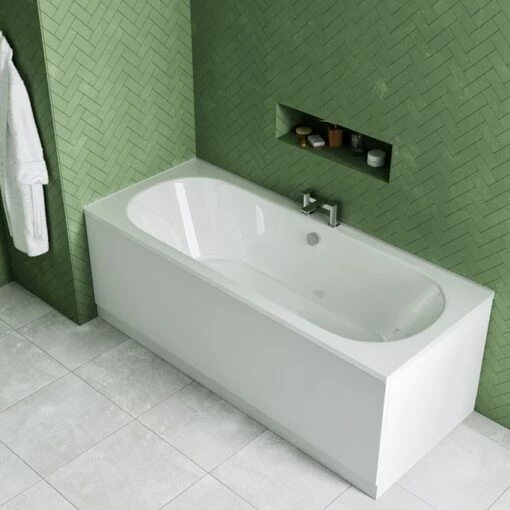 Drench Straight Double Ended Bath - Curved 3 Drench Straight Double Ended Bath - Curved -Drench Store drench straight double ended curved 1700x700 lifestyle 1
