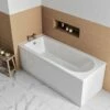 Drench Straight Single Ended Bath - Curved -Drench Store drench straight single ended curved 1700x700 lifestyle 1