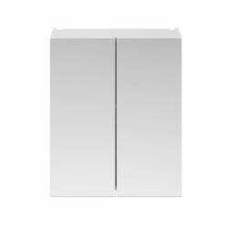 Emily 600mm Mirror Cabinet -Drench Store emily 600 mirrored cabinet brown gloss white cutout