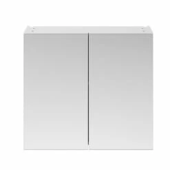 Emily 800mm Mirror Cabinet -Drench Store emily 800 mirrored cabinet brown gloss white cutout