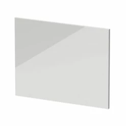 Emily 700mm L-Shaped Square End Bath Panel -Drench Store emily l shaped bath end panel gloss grey mist cutout image