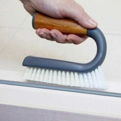 Full Circle Grunge Buster Grout & Tile Brush - Grey -Drench Store full circle grunge buster grout brush grey