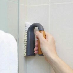 Full Circle Grunge Buster Grout & Tile Brush - Grey -Drench Store full circle grunge buster tile brush grey