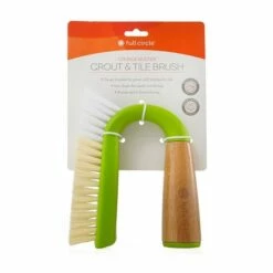 Full Circle Grunge Buster Grout & Tile Brush - Green -Drench Store full circle tough soft bristles grout tile brush