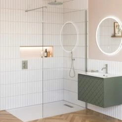 Crosswater Gallery 8 Walk In Shower Enclosure 8mm Panels With Multiple Configurations - Brushed Stainless Steel -Drench Store gallery 8 brushed stainless steel wall panel wall bar room set