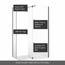 Crosswater Gallery 10 Walk In Shower Enclosure 10mm Panels With Multiple Configurations - Slate -Drench Store gallery fixed deflector slate banner callout 1