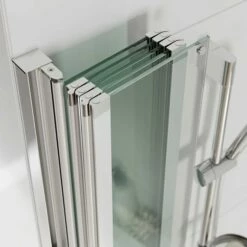 Harbour AcquaShield Acqua Arm 6mm Five Panel Bath Screen - 1500 X 1000mm -Drench Store harbour acquashield bath screen folding panels