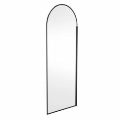 Harbour Contour Arched Matt Black 8mm Glass Screen For Wetrooms & Walk In Showers -Drench Store harbour arched m black shower panel 800 cutout