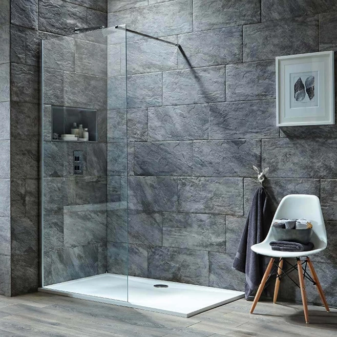 Harbour I8 8mm 2m Tall Easy Clean Glass Panel For Wetrooms & Walk In Showers 7 Harbour I8 8mm 2m Tall Easy Clean Glass Panel For Wetrooms & Walk In Showers - Image 5