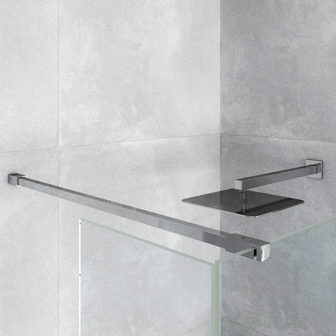 Harbour I8 8mm 2m Tall Easy Clean Wetroom Panel & Hinged Return Panel 6 Harbour I8 8mm 2m Tall Easy Clean Wetroom Panel & Hinged Return Panel - Image 4