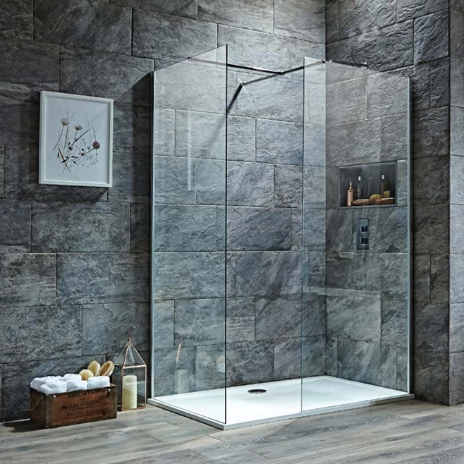 Harbour I8 8mm 2m Tall Easy Clean Wetroom 2 Panel Pack 4 Harbour I8 8mm 2m Tall Easy Clean Wetroom 2 Panel Pack - Image 2