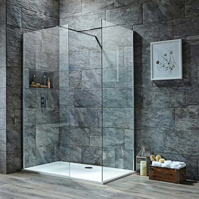 Harbour I8 8mm 2m Tall Easy Clean Wetroom 2 Panel Pack 3 Harbour I8 8mm 2m Tall Easy Clean Wetroom 2 Panel Pack