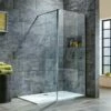 Harbour I8 8mm 2m Tall Easy Clean Wetroom Panel & Flipper Return Panel 2 Harbour I8 8mm 2m Tall Easy Clean Wetroom Panel & Flipper Return Panel -Drench Store harbour i8 8mm wetroom panel flipper return panel