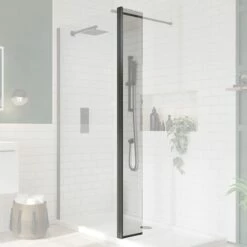 Harbour Matt Black Easy Clean 6mm Flipper Panel