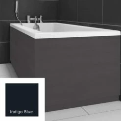 Harbour 800mm Vinyl Wrap Bath End Panel 9 Harbour 800mm Vinyl Wrap Bath End Panel -Drench Store harbour indigo blue 800 vinyl wrap bath end panel
