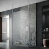 Harbour Alchemy 8mm Easy Clean Walk In Panel & Two Ceiling Posts -Drench Store harbour status 8mm wetroom screen ceiling posts lifestyle