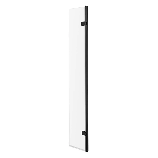 Vellamo City 8mm Matt Black Easy Clean Walk In Panel & Return Panel 9 Vellamo City 8mm Matt Black Easy Clean Walk In Panel & Return Panel - Image 7