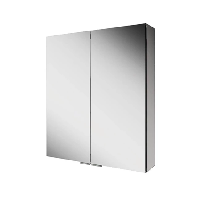 HiB Eris Double Door Mirrored Cabinet With Soft Close Doors - 600 X 700mm 4 HiB Eris Double Door Mirrored Cabinet With Soft Close Doors - 600 X 700mm - Image 2