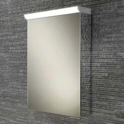 HiB Flux/Spectrum LED Illuminated Mirror Cabinet With Mirrored Sides - 400 X 600 & 500 X 700mm -Drench Store hib flux spectrum led illuminated mirrored cabinet