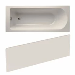Ideal Standard Tesi Idealform Straight Single Ended Bath & Panel - 1600 & 1700 X 700mm