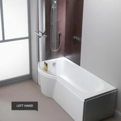 ArmourCast Arco Shower Bath Right Or Left Hand (inc Leg Pack) - 1500 X 852mm -Drench Store left hand armourcast