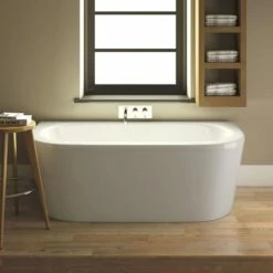 Marina Back To Wall Bath & Panel - 1700 X 750mm 8 Marina Back To Wall Bath & Panel - 1700 X 750mm -Drench Store marina back to wall bath panel 1700 x 750mm
