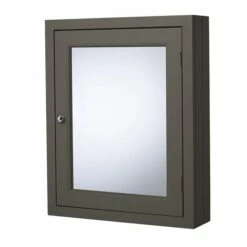 Roper Rhodes Hampton Mirrored Cabinet - 565 X 700mm -Drench Store roper rhodes hampton mirrored cabinet pewter