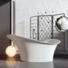 Sasha Freestanding White Acrylic Bath - 1750 X 825mm 2 Sasha Freestanding White Acrylic Bath - 1750 X 825mm -Drench Store sasha freestanding white acrylic bath 1750x825mm