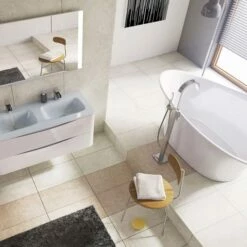 Sasha Freestanding White Acrylic Bath - 1750 X 825mm -Drench Store sasha white acrylic bath 1750x825mm