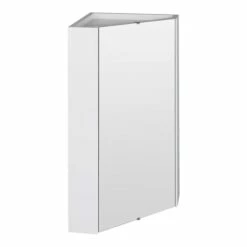 Vellamo Alpine Corner Mirror Cabinet Storage Unit - 459 X 650mm