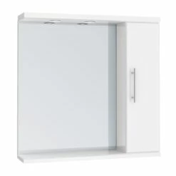 Vellamo Alpine Illuminated Mirror Cabinet - 850 X 750mm 7 Vellamo Alpine Illuminated Mirror Cabinet - 850 X 750mm -Drench Store vellamo alpine illuminated mirrored cabinet 1xdoor