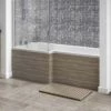 Vellamo Drift 1700mm Square Shower Bath Panel - Driftwood -Drench Store vellamo drift bath end panels off273