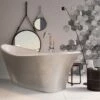 Xana Freestanding Silver Acrylic Bath - 1750 X 750mm 2 Xana Freestanding Silver Acrylic Bath - 1750 X 750mm -Drench Store xana freestanding silver acrylic bath 1750x750 1