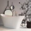 Xana Freestanding White Acrylic Bath - 1750 X 750mm -Drench Store xana freestanding white acrylic bath 1750x750 1